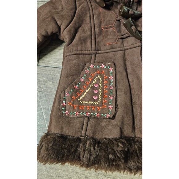 Nannette Kids Coat Winter Faux Fur 12 Months 90s Y2K - Picture 4 of 12